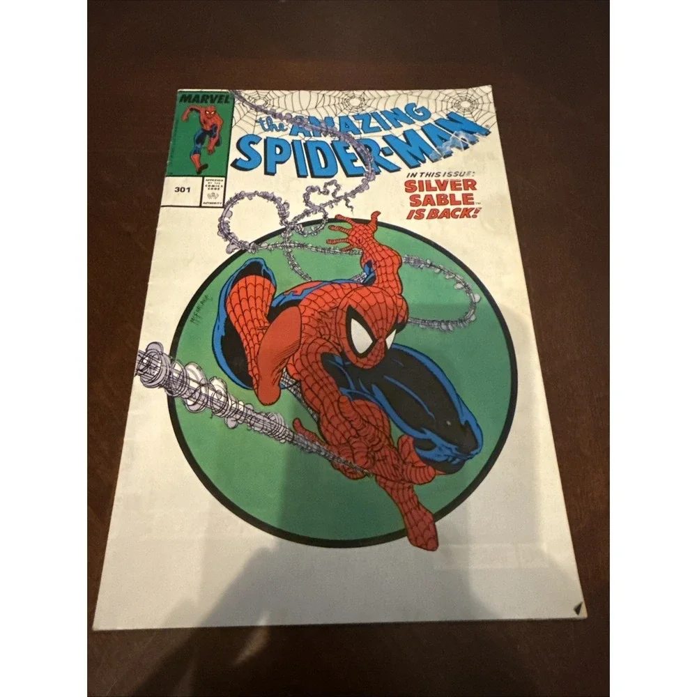 The‎ Amazing Spider-Man #301 Marvel Todd McFarlane Silver Sable 1988